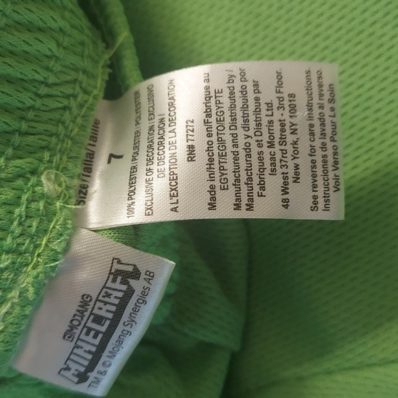 ❤️ Minecraft Boys Shirt & Shorts Size 7 - Picture 7 of 10